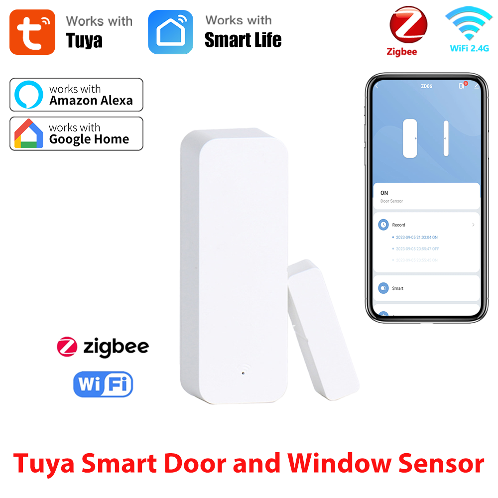 Smart Home Automation Kit - Tuya WiFi inteligente/Zigbee Sensor de ventana