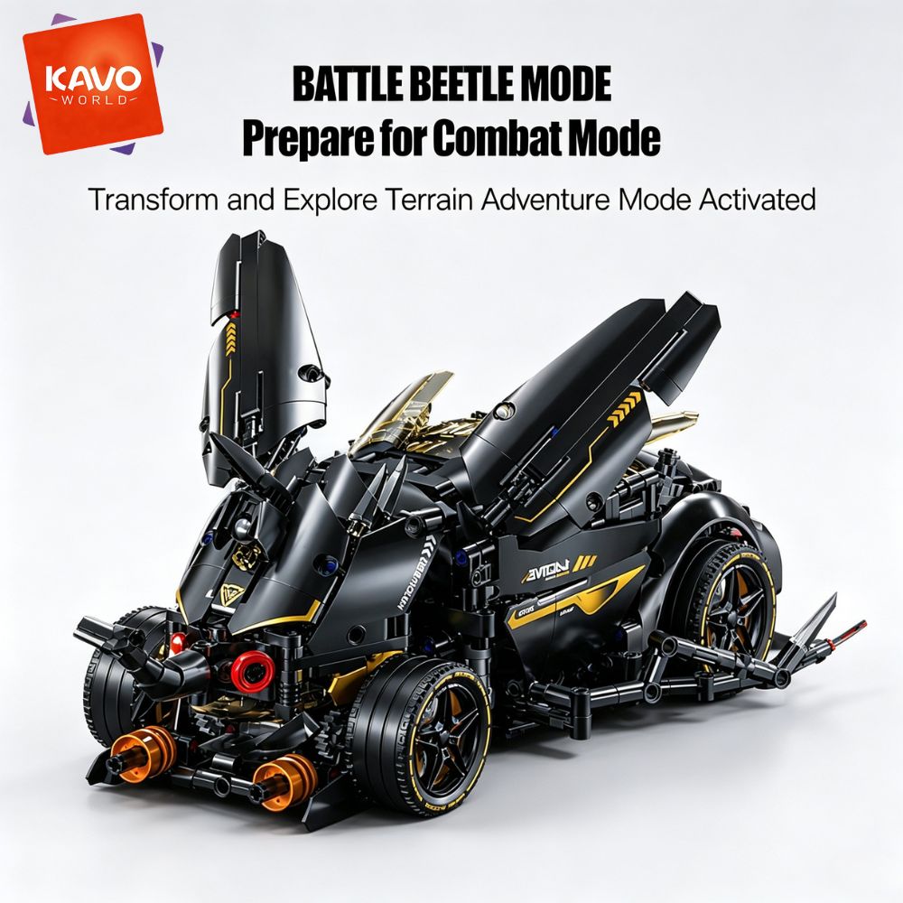 Stem Robotics Kit - KAVOWORLD 1248 piezas, bloques de construcción