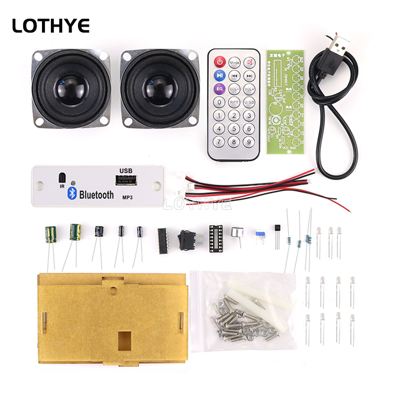 Electronics Project Kit - Mini Amplificador de Audio Bluetooth 3W*2,