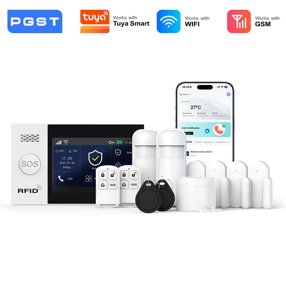 Smart Home Automation Kit - PGST sistema alarma antirrobo WiFi 2G