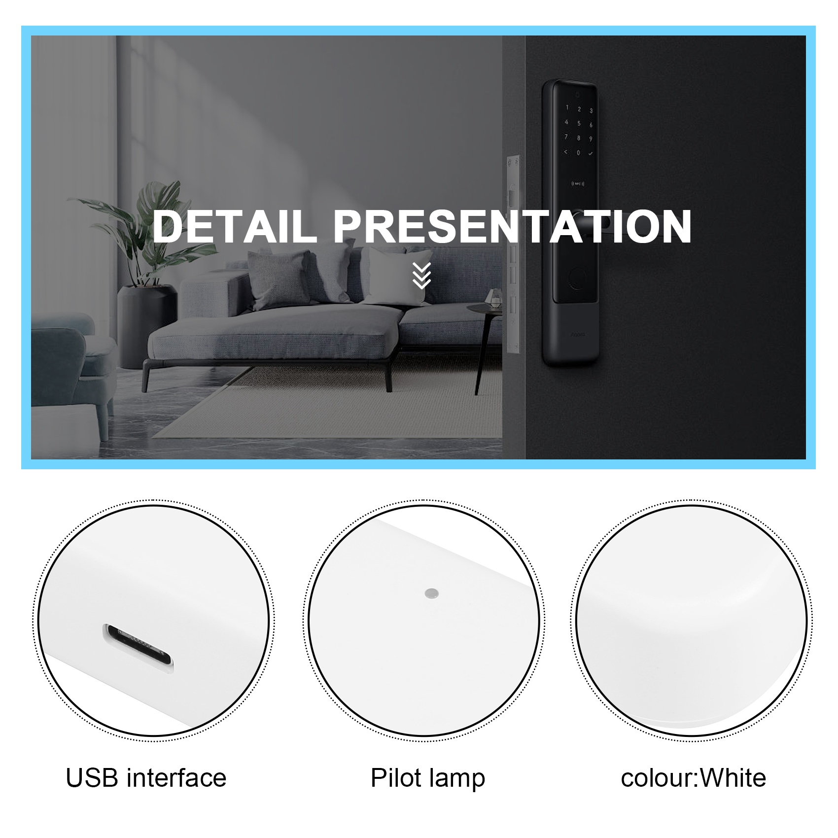 Smart Door Lock Wifi - Cerradura Electrónica Inteligente con Huella Dactilar
