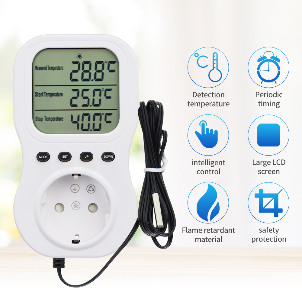 Termostato inteligente, enchuf - Wifi Thermostat reseña y precio