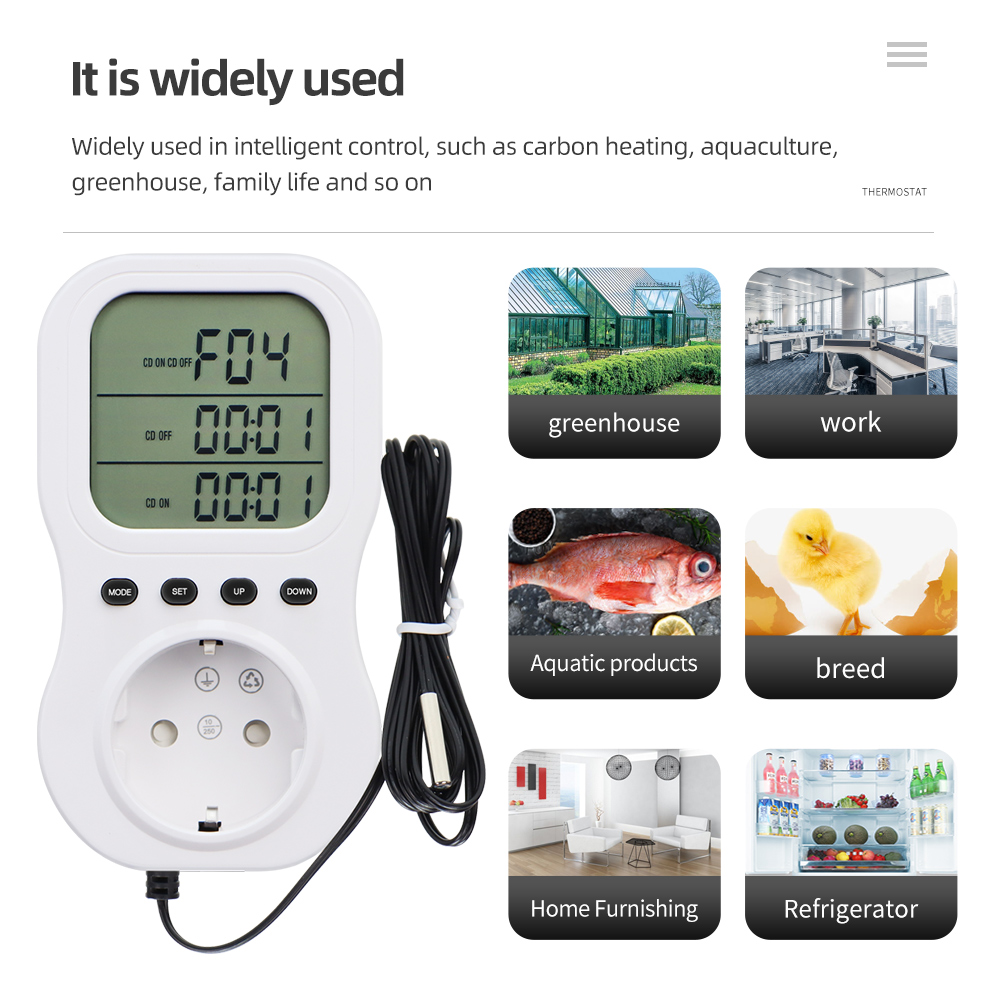 Termostato inteligente, enchuf - Wifi Thermostat reseña y precio