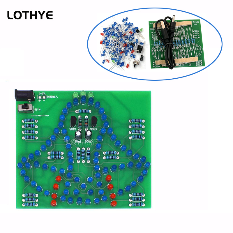 DC 3-5V luz LED columpio caril - Electronics Project Kit reseña y precio