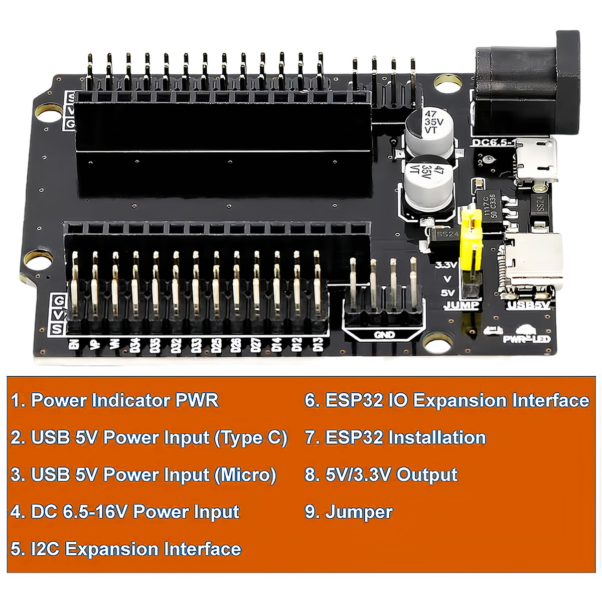 Placa de desarrollo de expansi - Esp32 Smart Home Kit reseña y precio