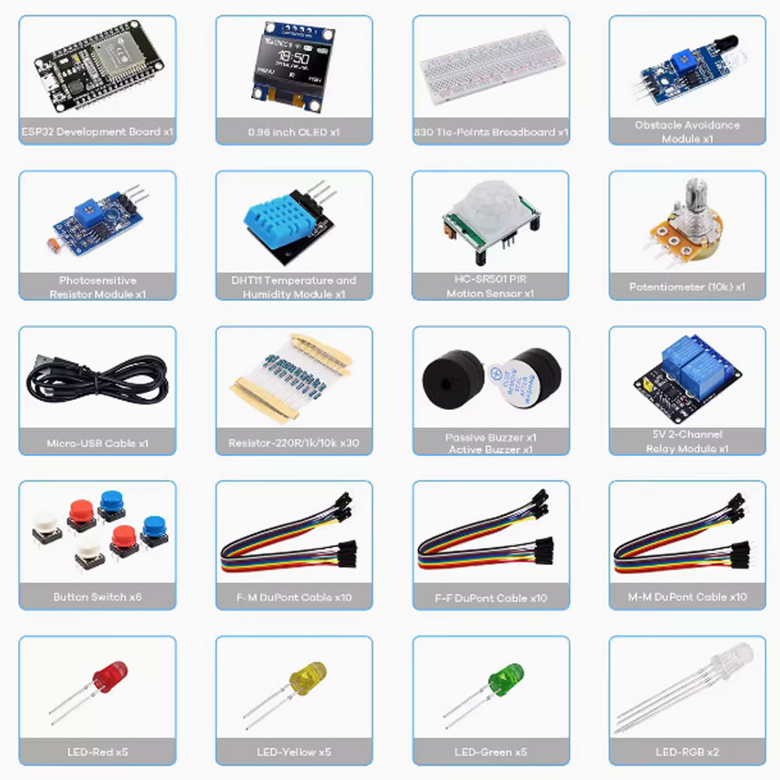 Kit de Creación para Proyectos - Esp32 Smart Home Kit reseña y precio