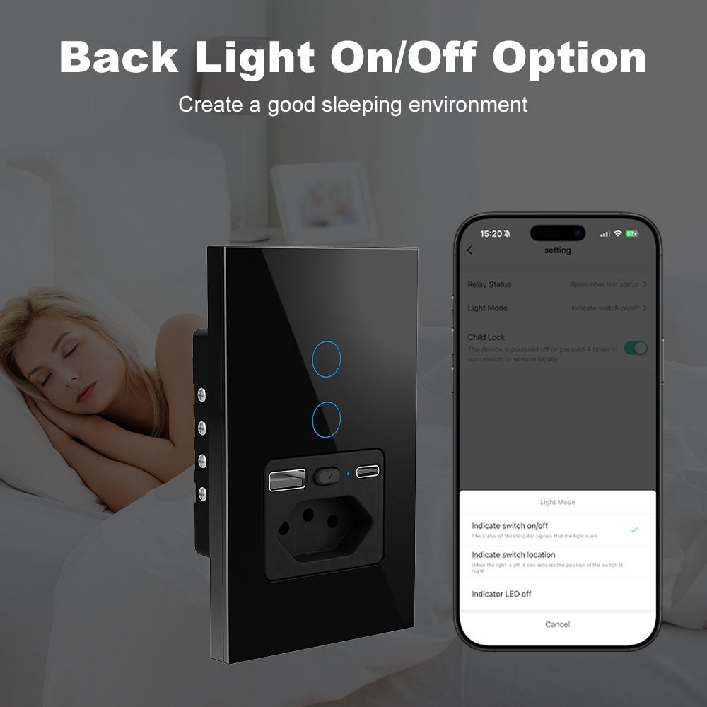 Enchufe WiFi Manhot 16A para B - Smart Light Switch Wifi reseña y precio
