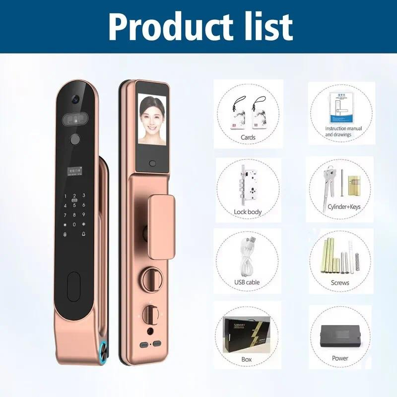 Cerradura electrónica de alta  - Smart Door Lock Wifi reseña y precio