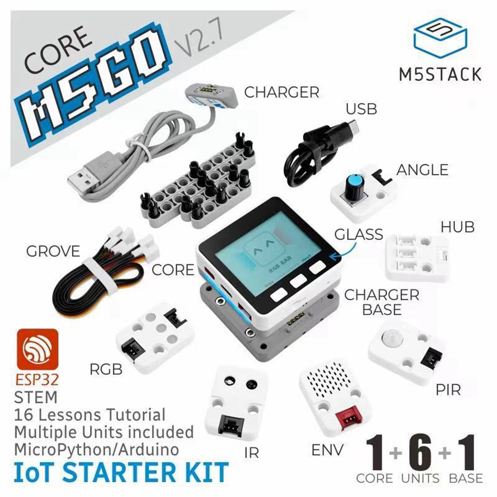 M5stack M5GO Kit de inicio Iot - Iot Kit Beginner reseña y precio