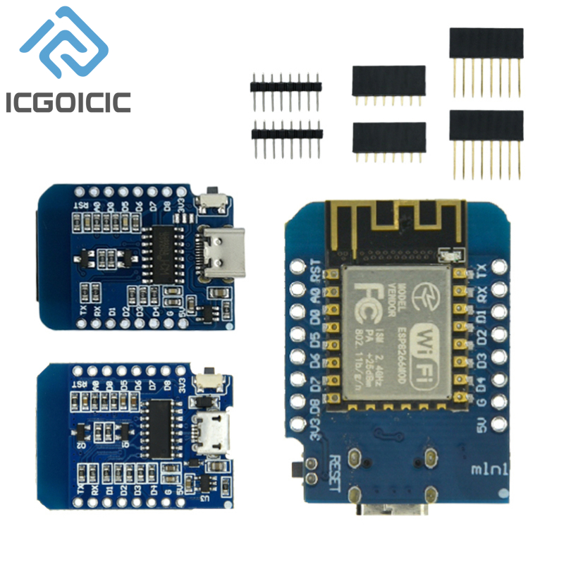 D1 Mini-Mini NodeMcu 4M Bytes  - Esp8266 Relay Module reseña y precio