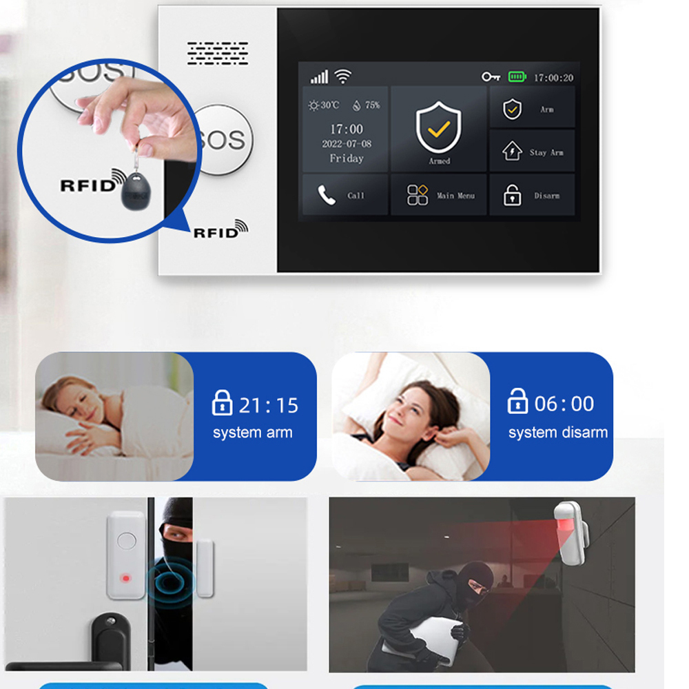 Sistema de alarma para el hoga - Smart Home Automation Kit reseña y precio