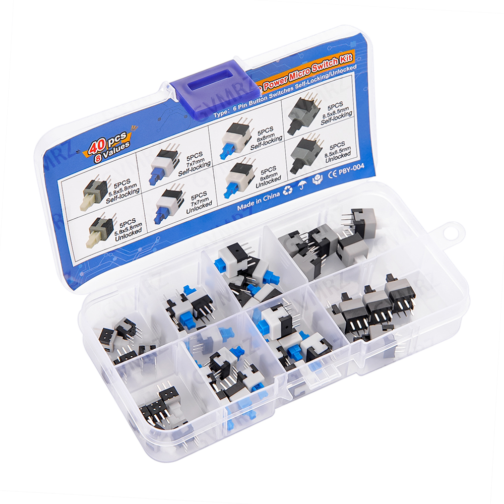 Kit de 40 microinterruptores t - Electronics Project Kit reseña y precio